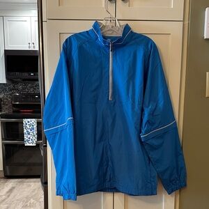 PGA Tour Women's Vibrant Blue Pullover Windbreaker